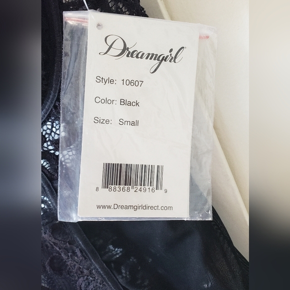 Dreamgirl Black Lace Slip - Picture 3 of 7